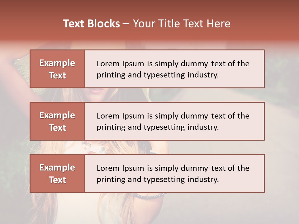 Car Bag Direction PowerPoint Template