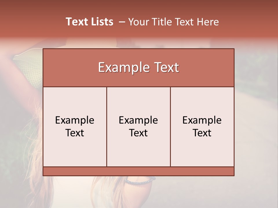 Car Bag Direction PowerPoint Template