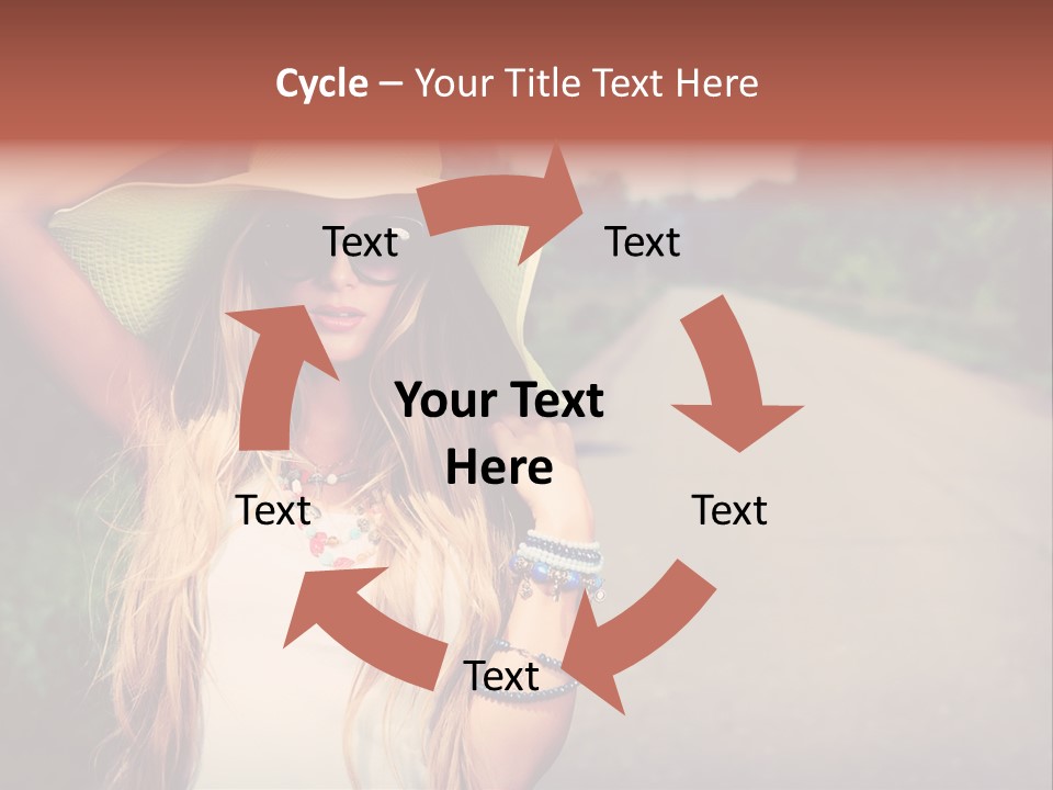 Car Bag Direction PowerPoint Template