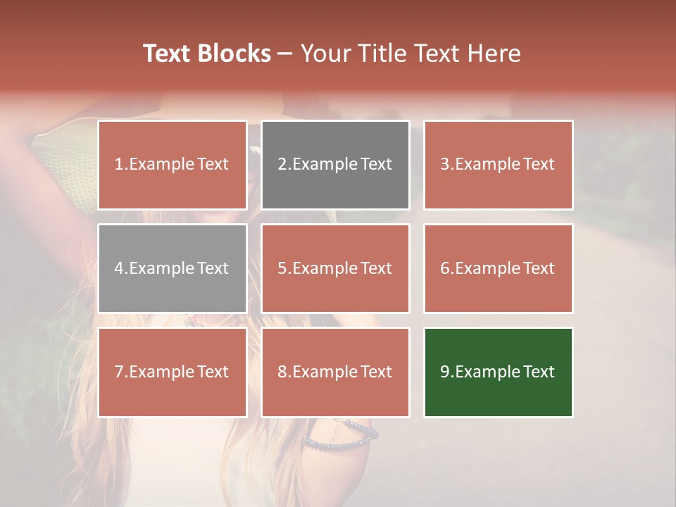 Car Bag Direction PowerPoint Template