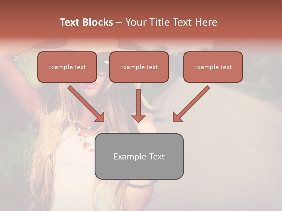 Car Bag Direction PowerPoint Template