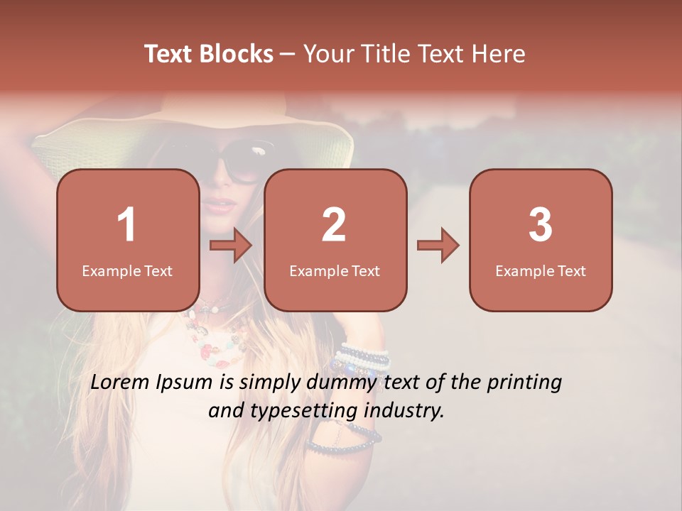 Car Bag Direction PowerPoint Template