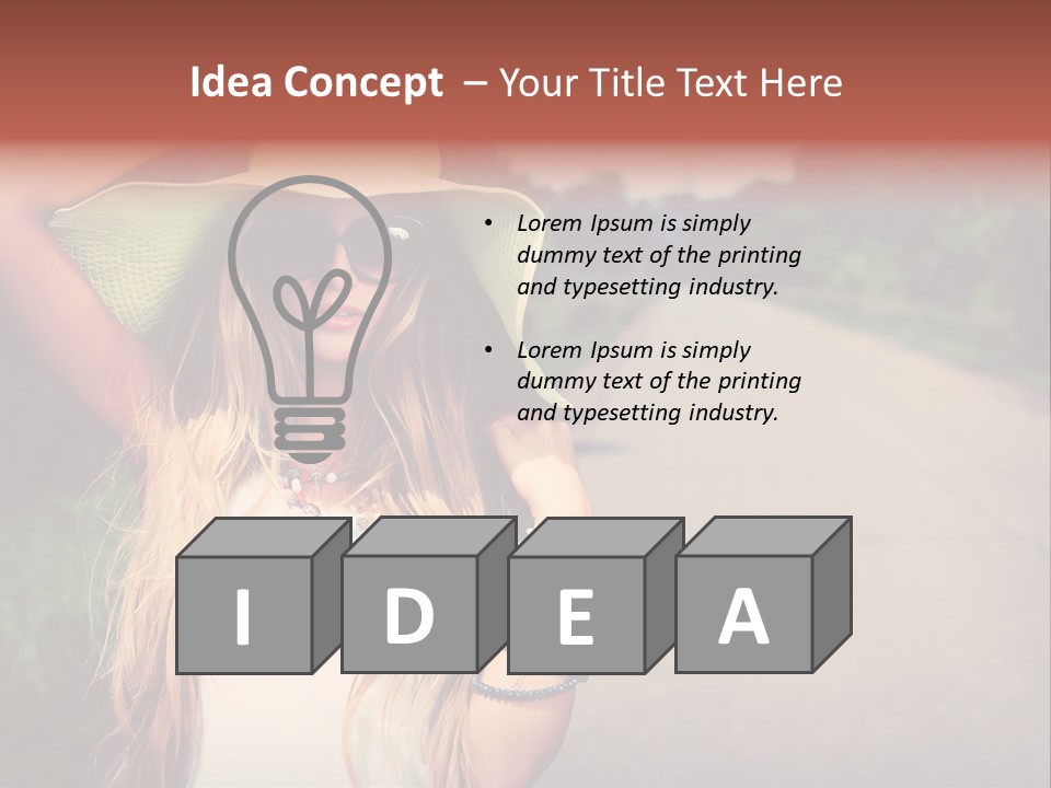 Car Bag Direction PowerPoint Template