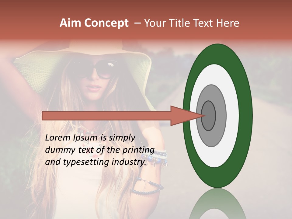 Car Bag Direction PowerPoint Template