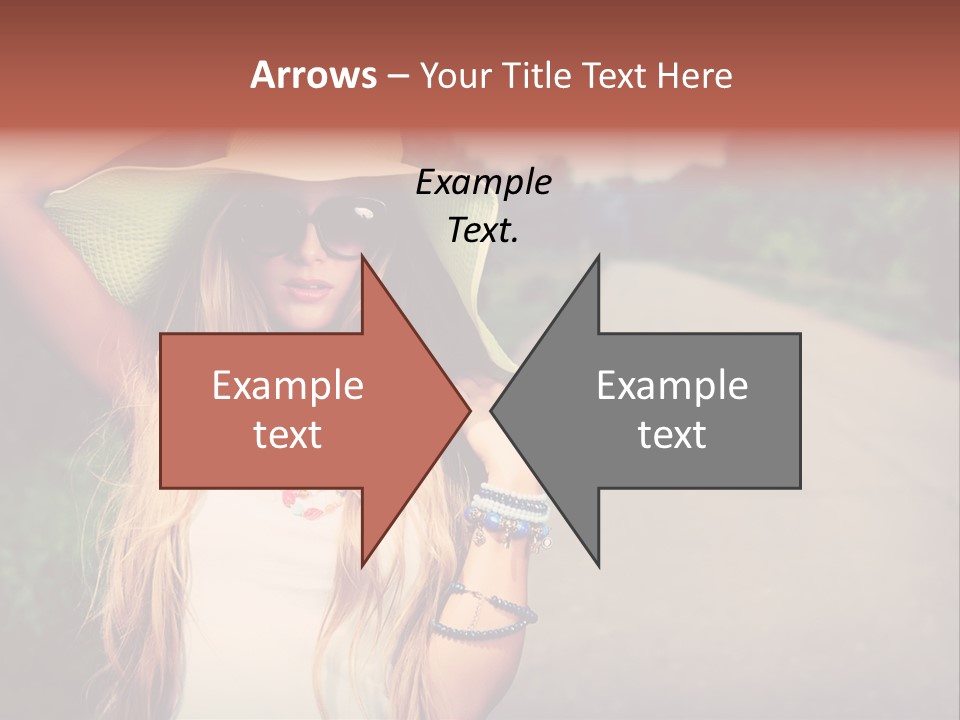 Car Bag Direction PowerPoint Template