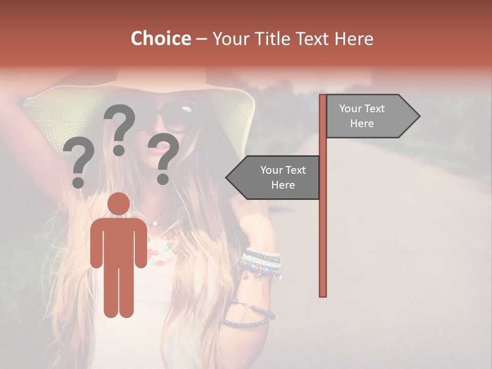 Car Bag Direction PowerPoint Template