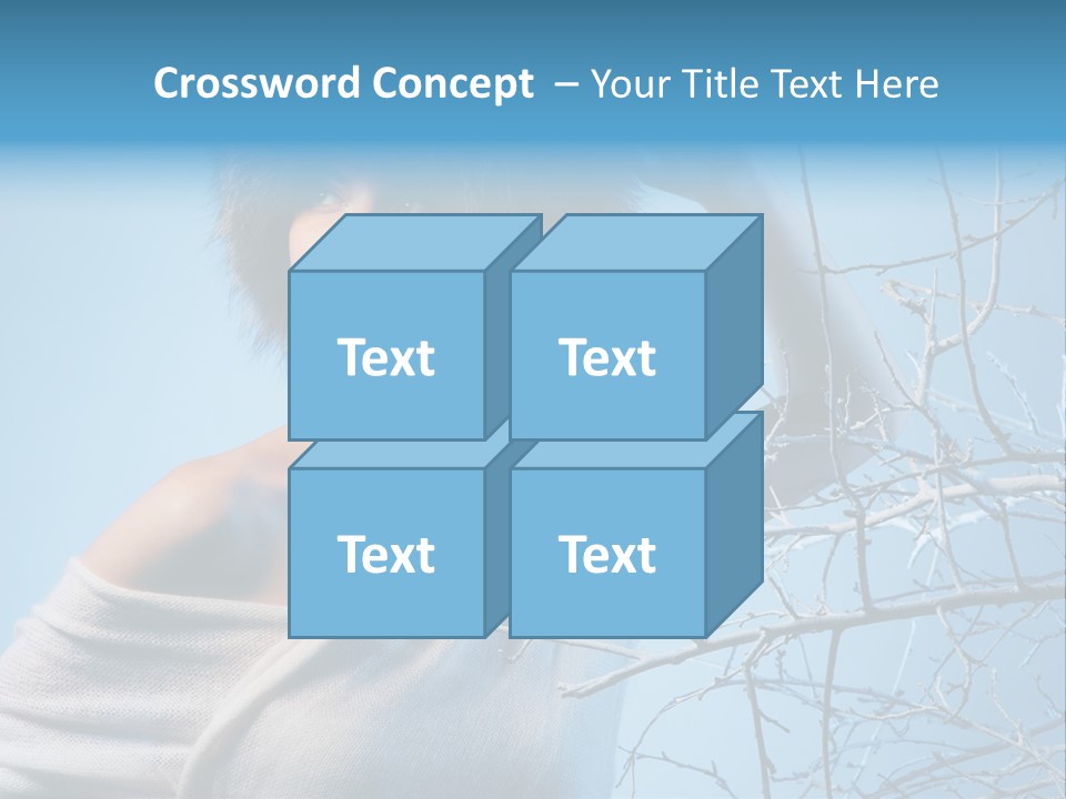 Skin Romantic Face PowerPoint Template