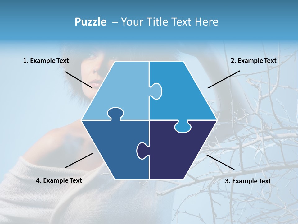 Skin Romantic Face PowerPoint Template