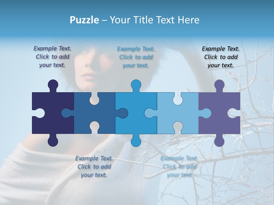 Skin Romantic Face PowerPoint Template