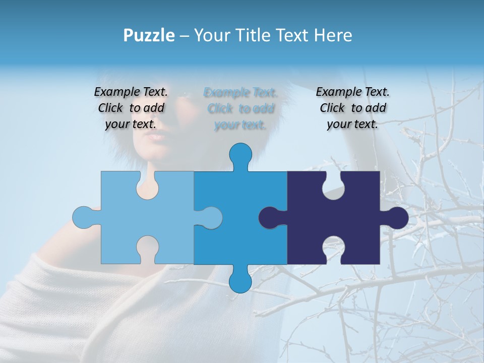 Skin Romantic Face PowerPoint Template