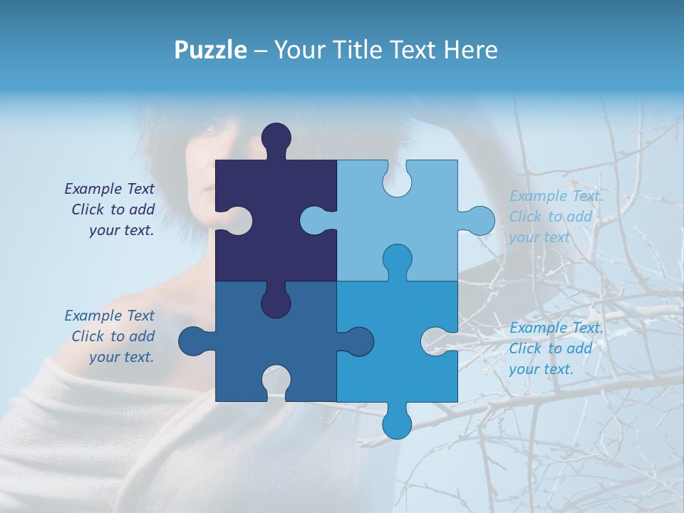 Skin Romantic Face PowerPoint Template