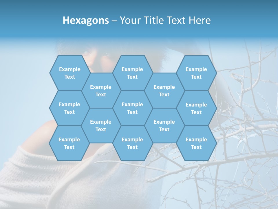 Skin Romantic Face PowerPoint Template