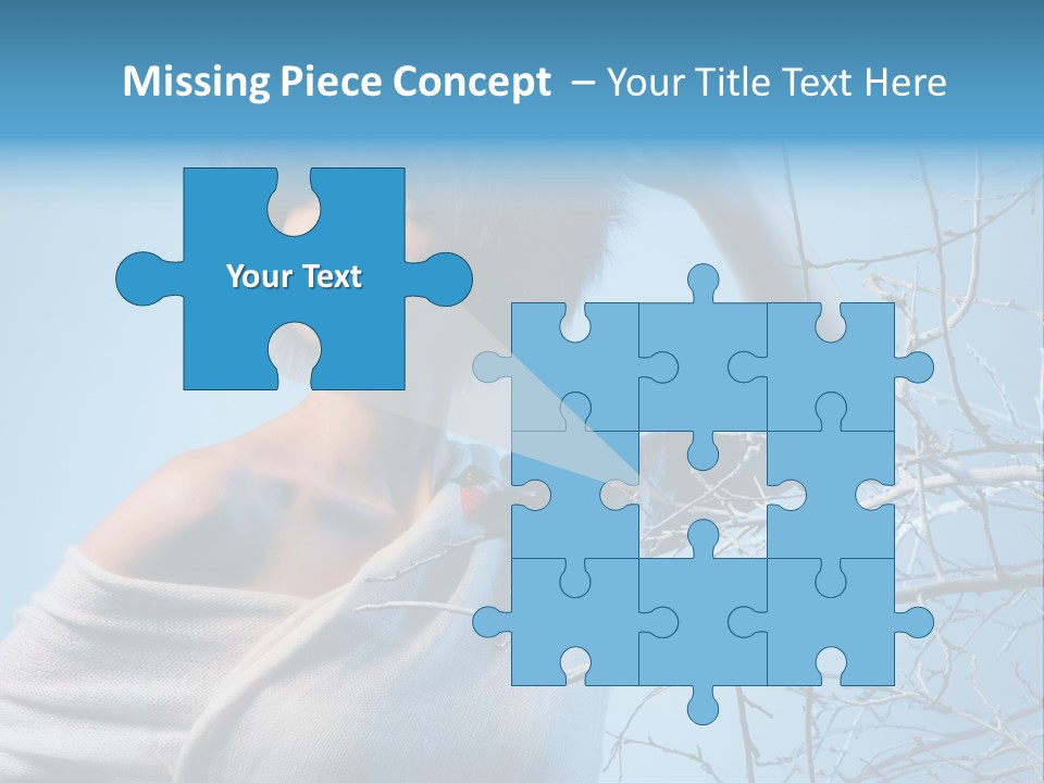 Skin Romantic Face PowerPoint Template