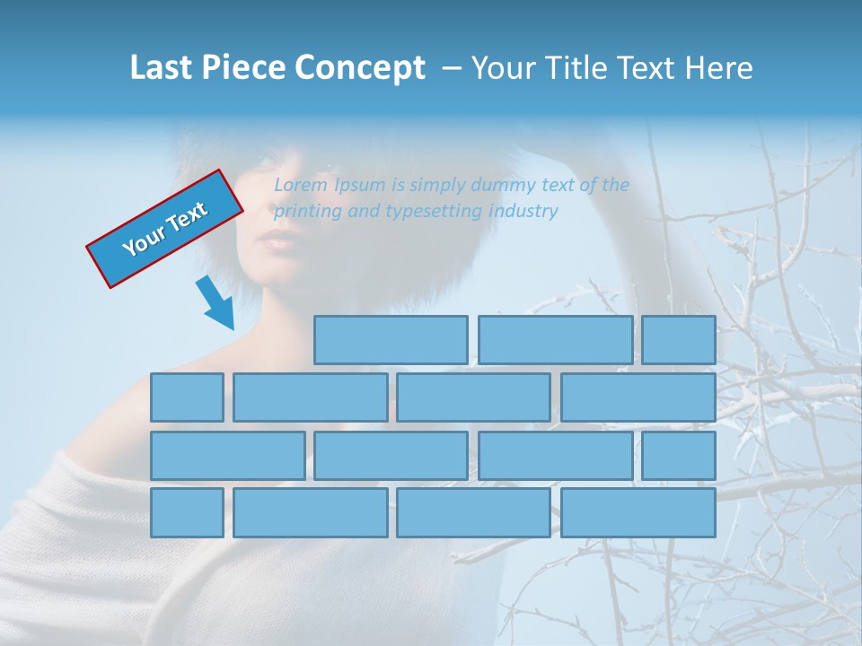 Skin Romantic Face PowerPoint Template
