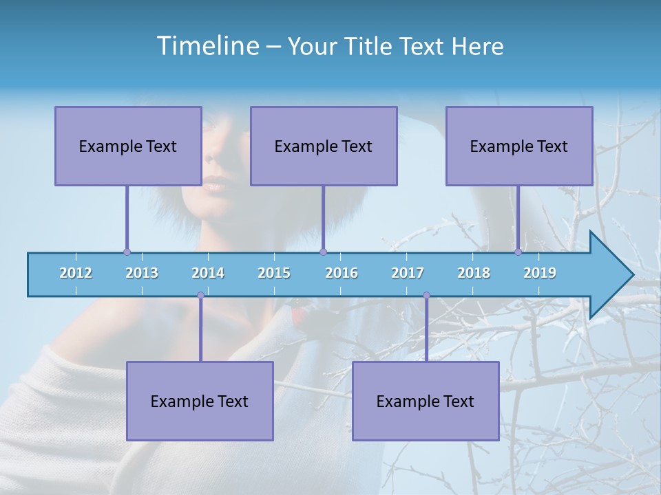 Skin Romantic Face PowerPoint Template