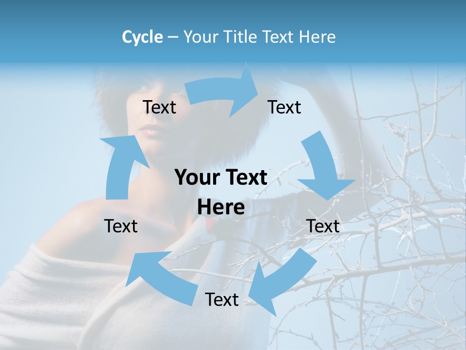Skin Romantic Face PowerPoint Template