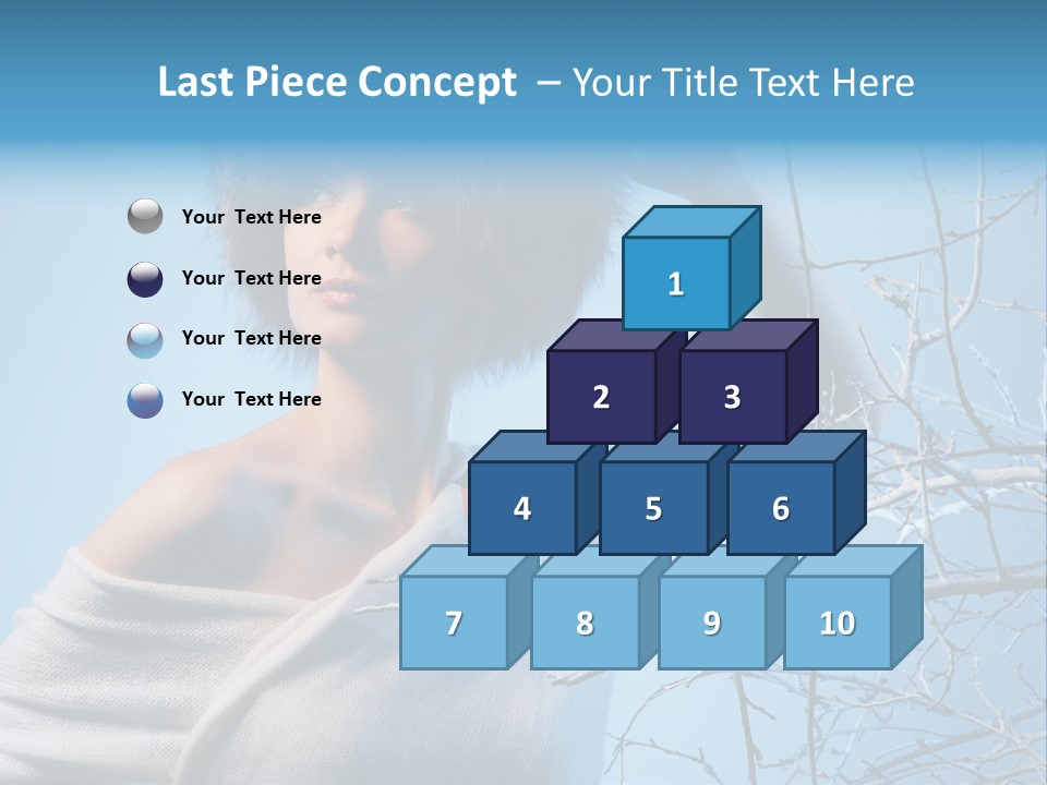 Skin Romantic Face PowerPoint Template