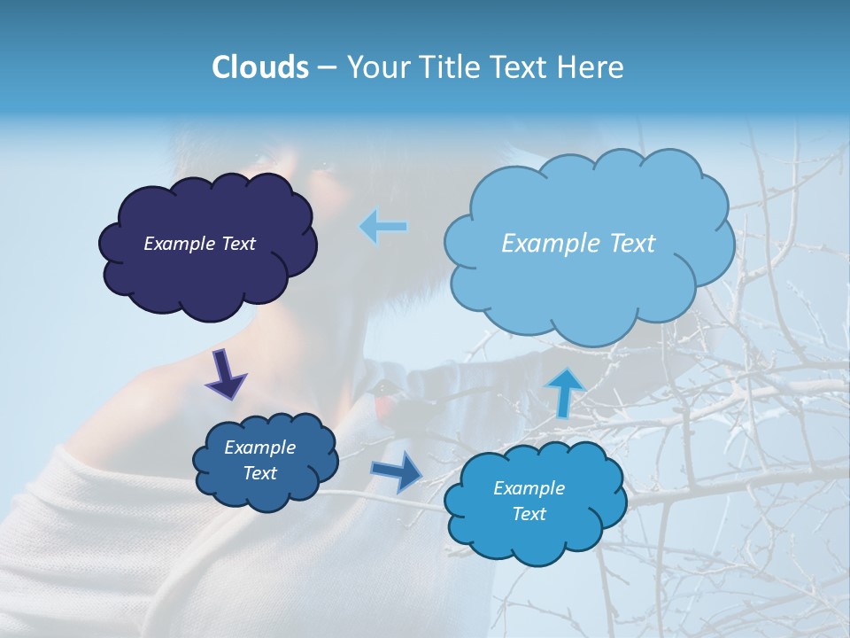Skin Romantic Face PowerPoint Template