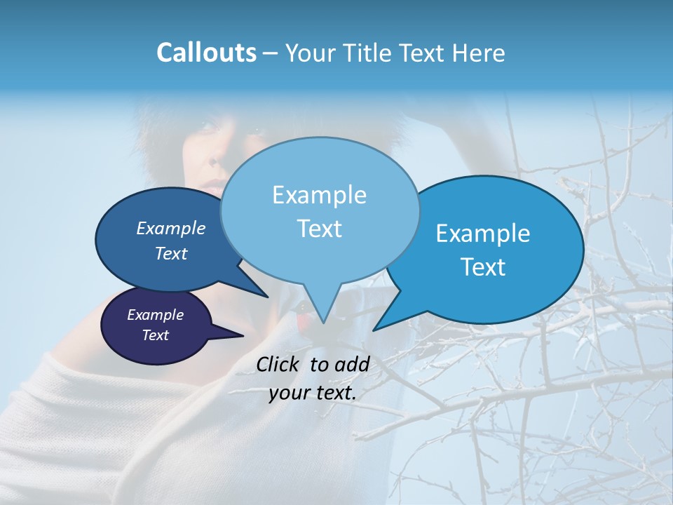 Skin Romantic Face PowerPoint Template