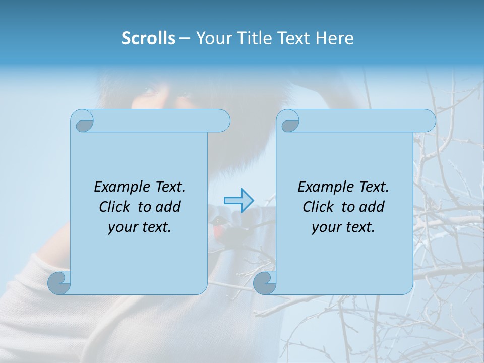 Skin Romantic Face PowerPoint Template
