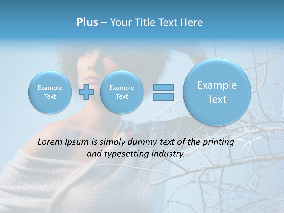 Skin Romantic Face PowerPoint Template