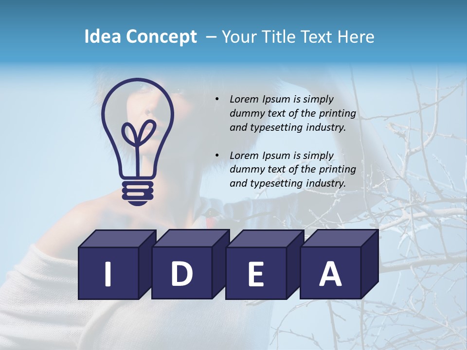 Skin Romantic Face PowerPoint Template