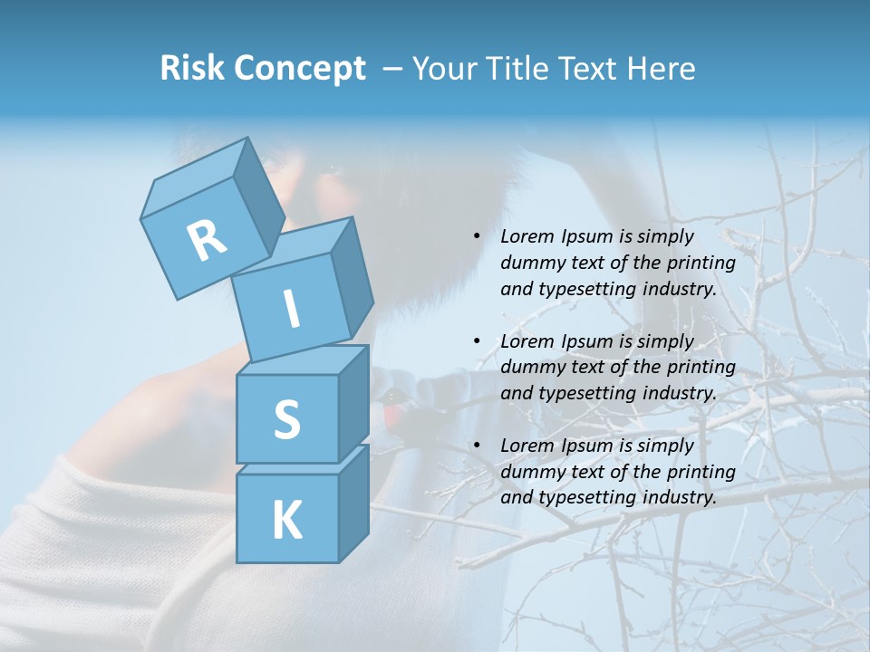 Skin Romantic Face PowerPoint Template