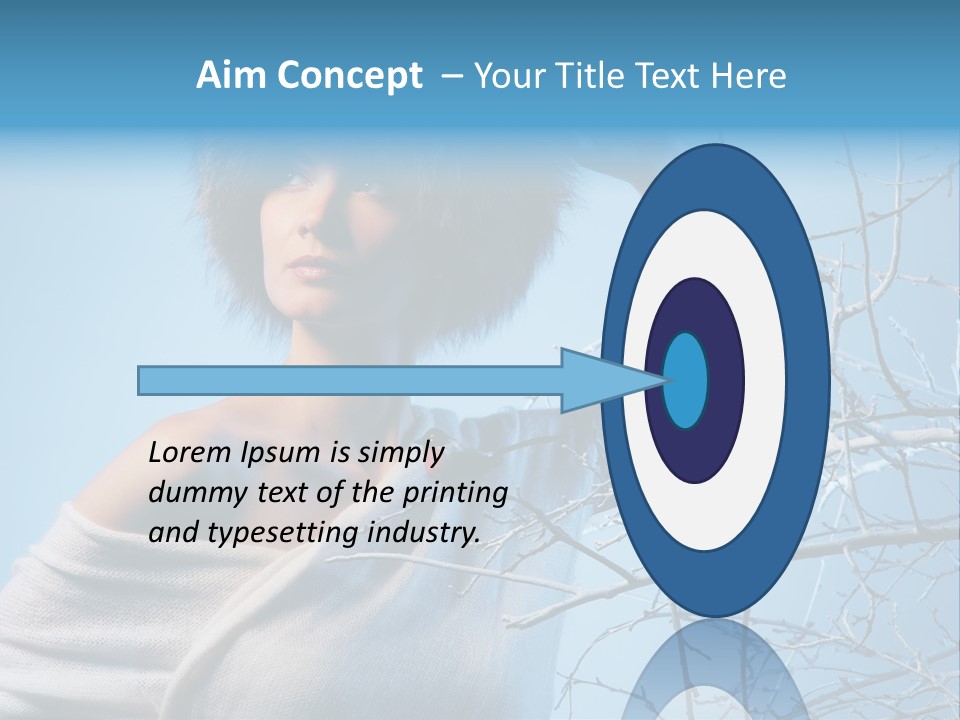 Skin Romantic Face PowerPoint Template