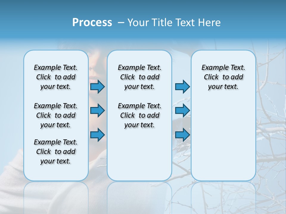 Skin Romantic Face PowerPoint Template