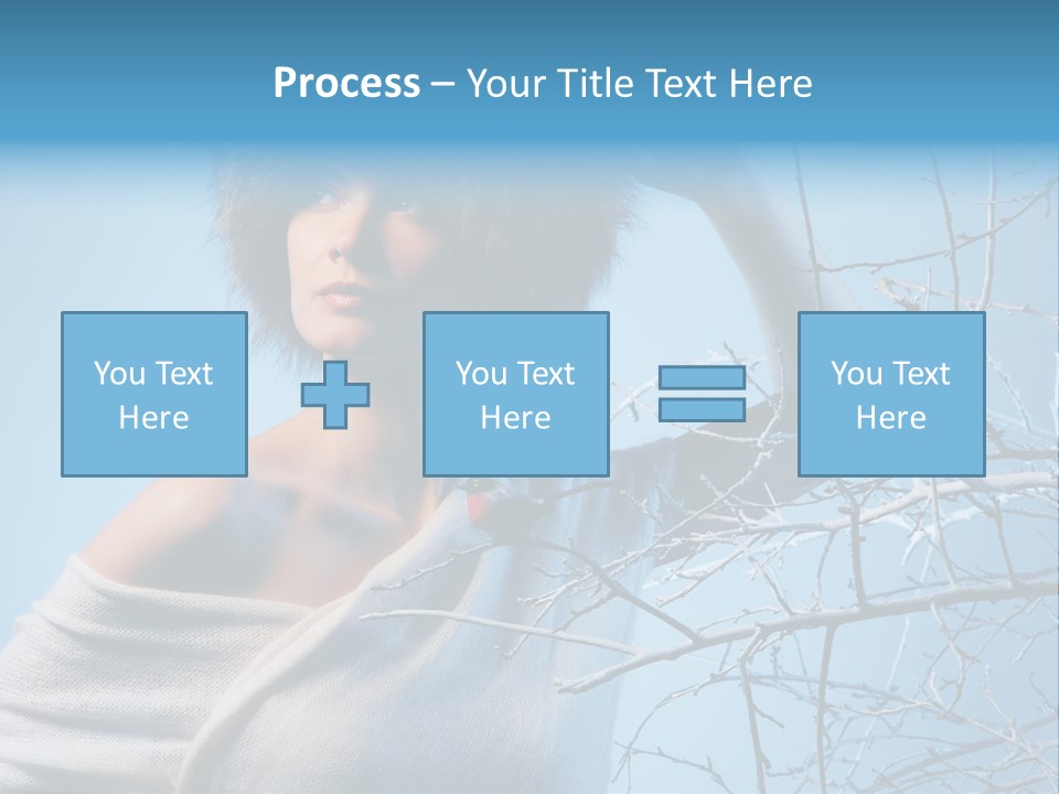 Skin Romantic Face PowerPoint Template