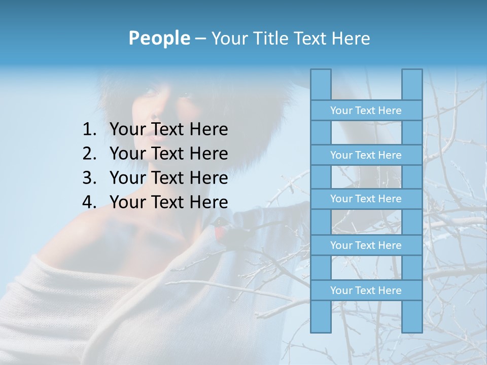 Skin Romantic Face PowerPoint Template
