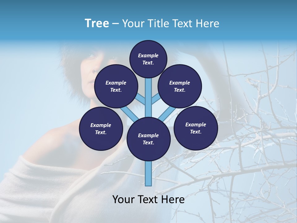 Skin Romantic Face PowerPoint Template