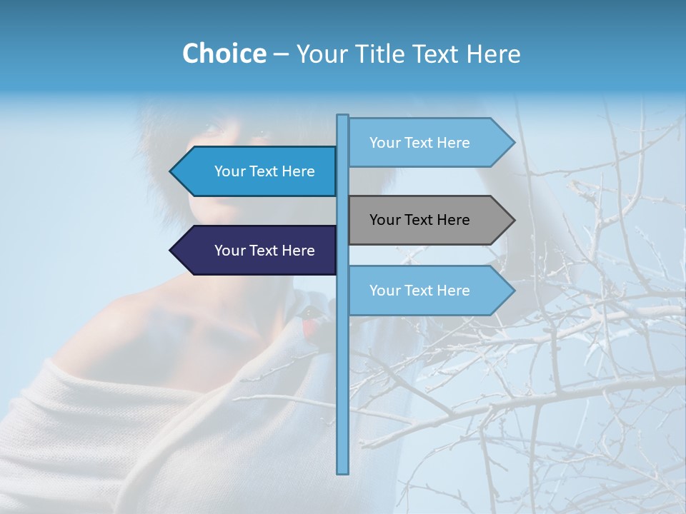 Skin Romantic Face PowerPoint Template