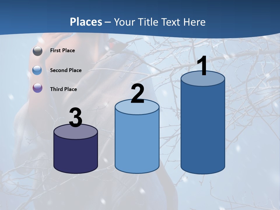 Christmas Snow Snowstorm PowerPoint Template