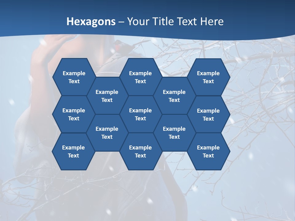 Christmas Snow Snowstorm PowerPoint Template