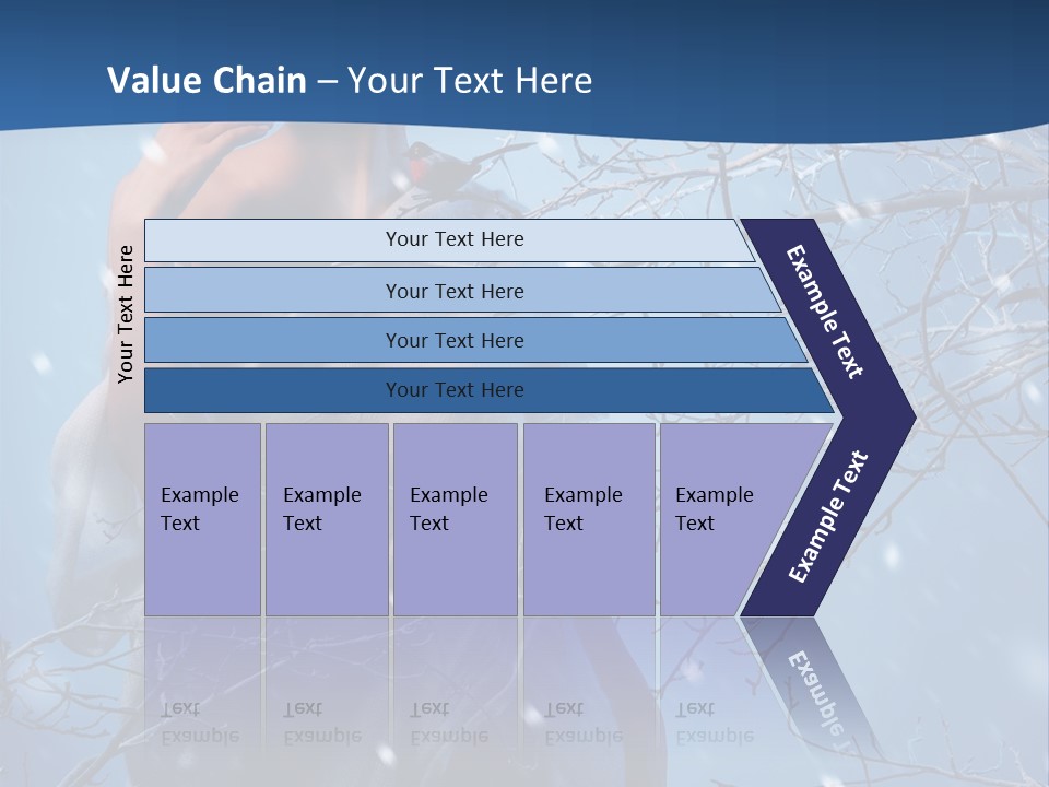 Christmas Snow Snowstorm PowerPoint Template