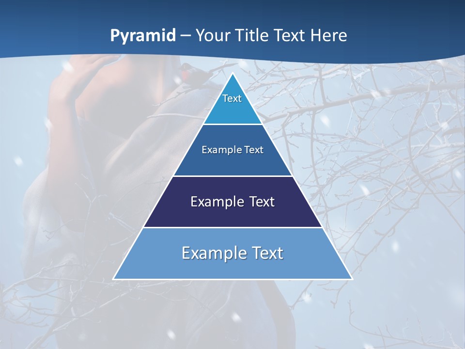 Christmas Snow Snowstorm PowerPoint Template