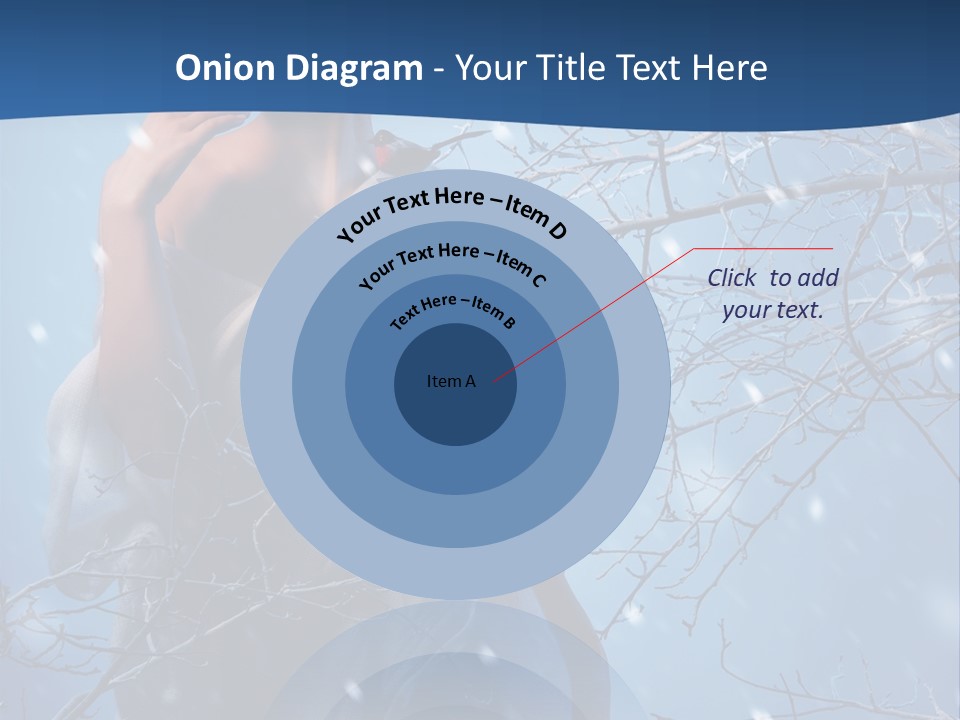 Christmas Snow Snowstorm PowerPoint Template