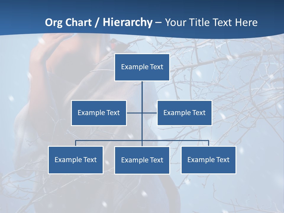 Christmas Snow Snowstorm PowerPoint Template
