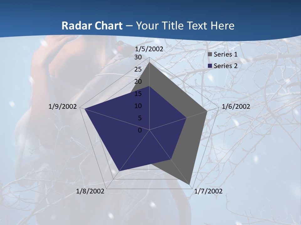 Christmas Snow Snowstorm PowerPoint Template