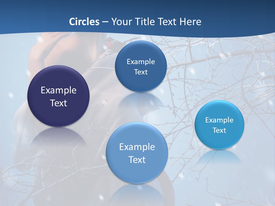 Christmas Snow Snowstorm PowerPoint Template