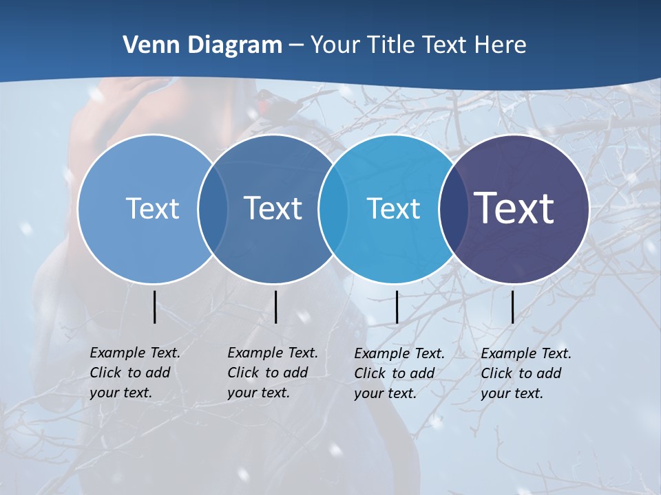 Christmas Snow Snowstorm PowerPoint Template