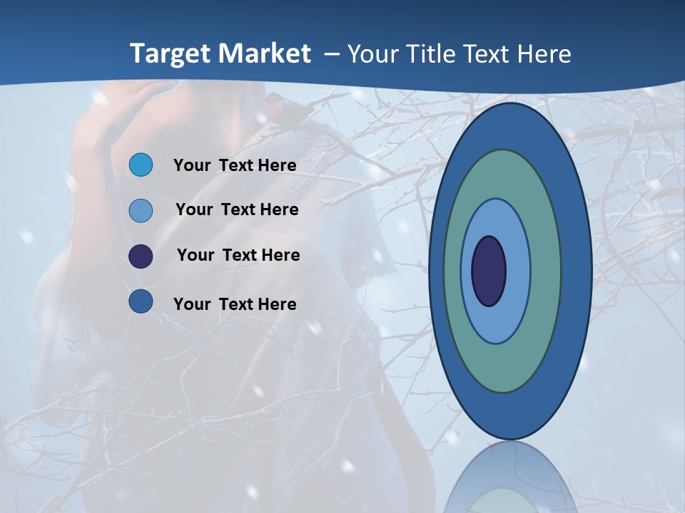 Christmas Snow Snowstorm PowerPoint Template