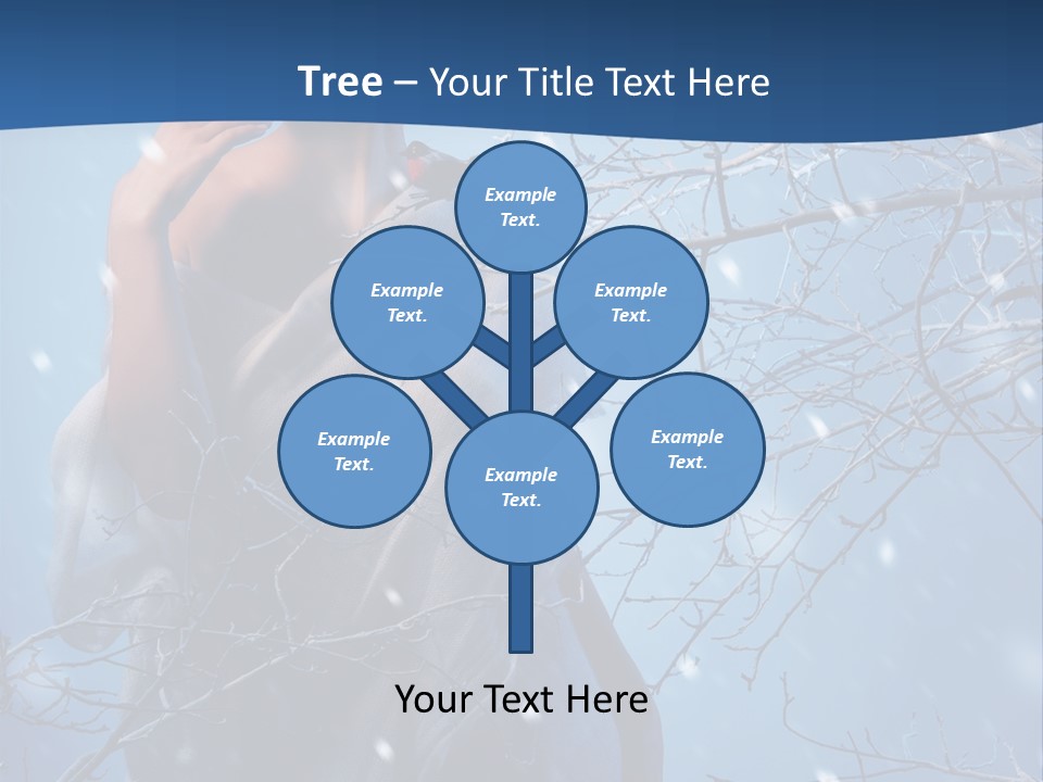 Christmas Snow Snowstorm PowerPoint Template