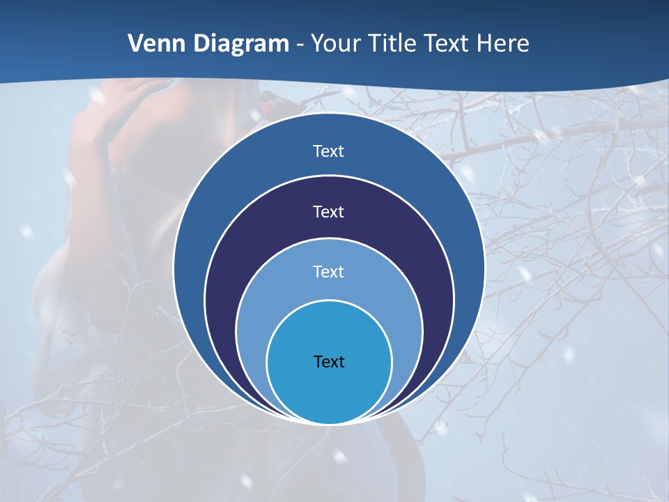 Christmas Snow Snowstorm PowerPoint Template