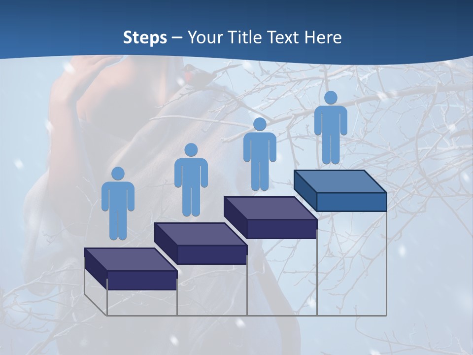Christmas Snow Snowstorm PowerPoint Template