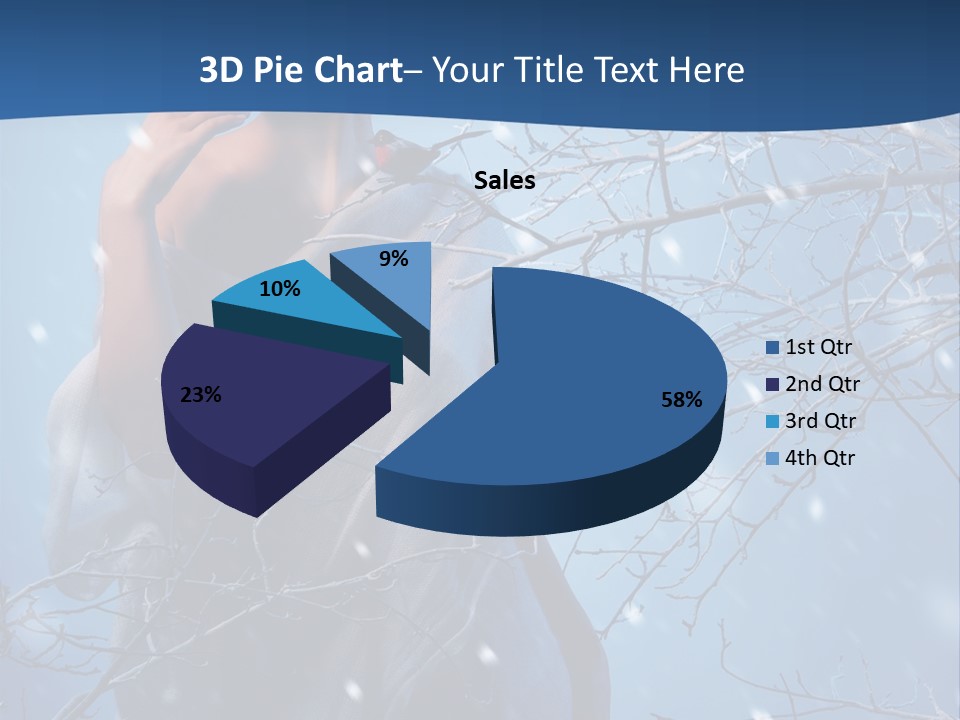 Christmas Snow Snowstorm PowerPoint Template