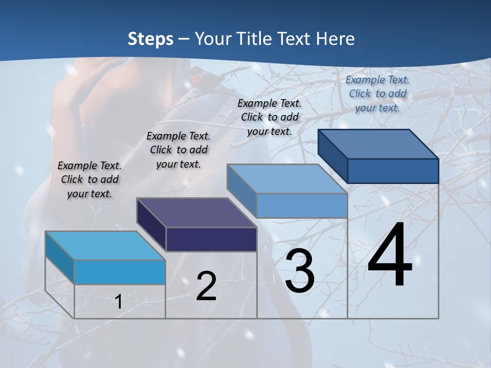 Christmas Snow Snowstorm PowerPoint Template