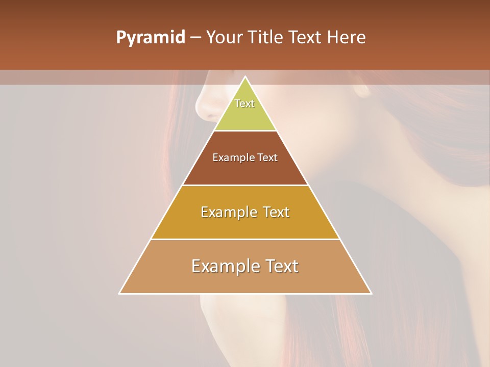 Fashion Brunette Female PowerPoint Template