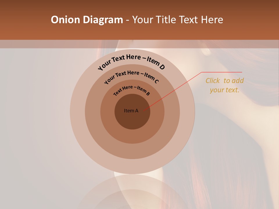 Fashion Brunette Female PowerPoint Template